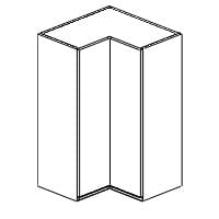 Wall corner cabinet line drawing